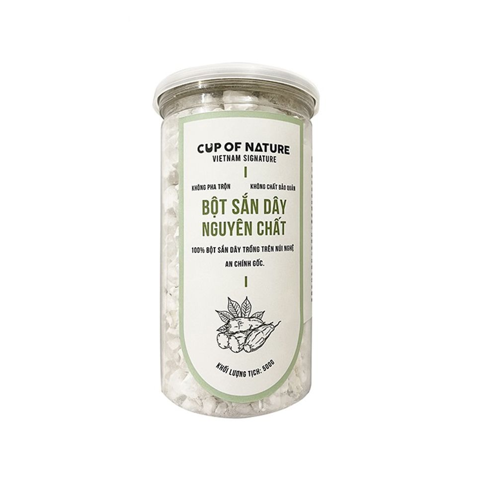 Tinh bột sắn nguyên chất Cup Of Nature cao cấp 500g