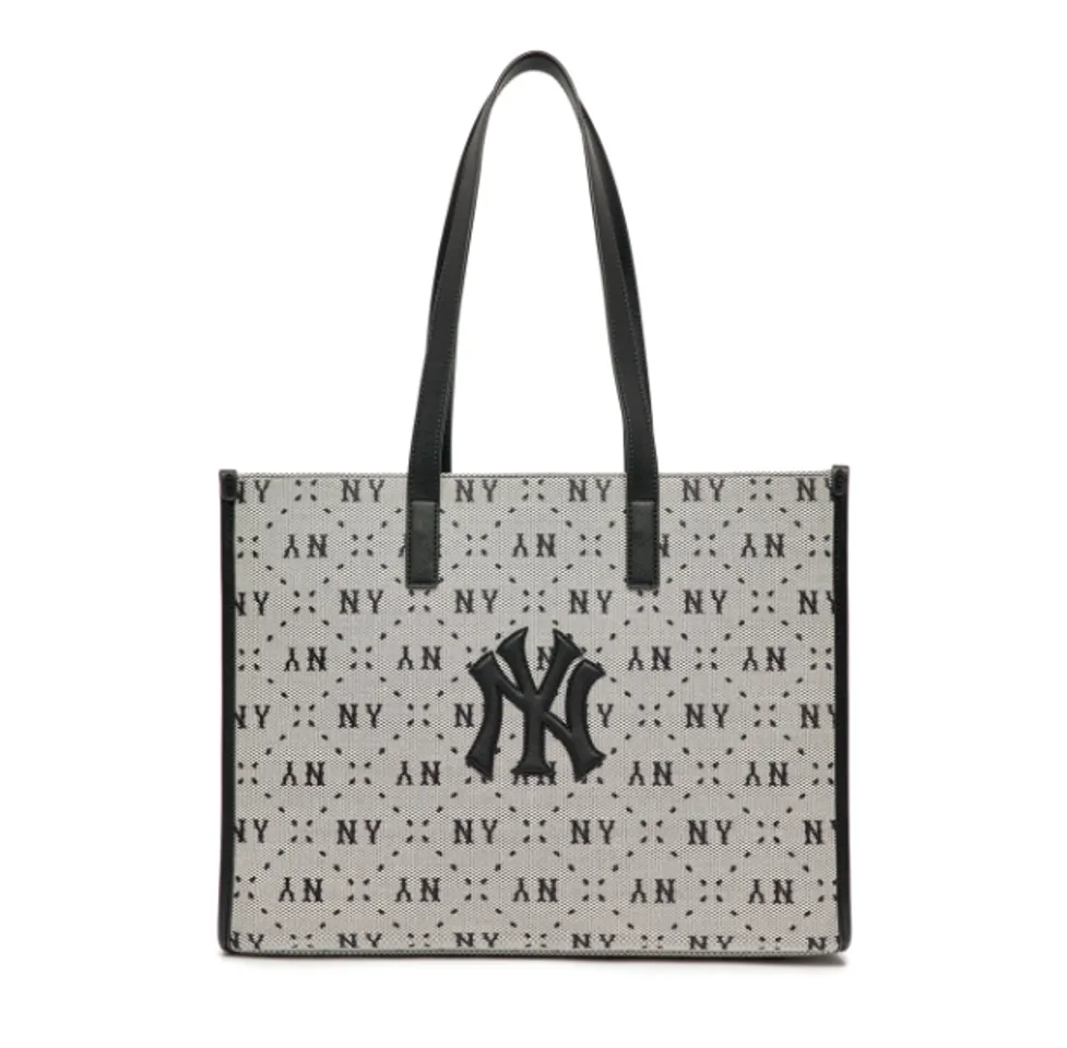 Túi MLB Big Diamond Monogram Jacquard Tote New York Yankees 3AORL013N-50BKS