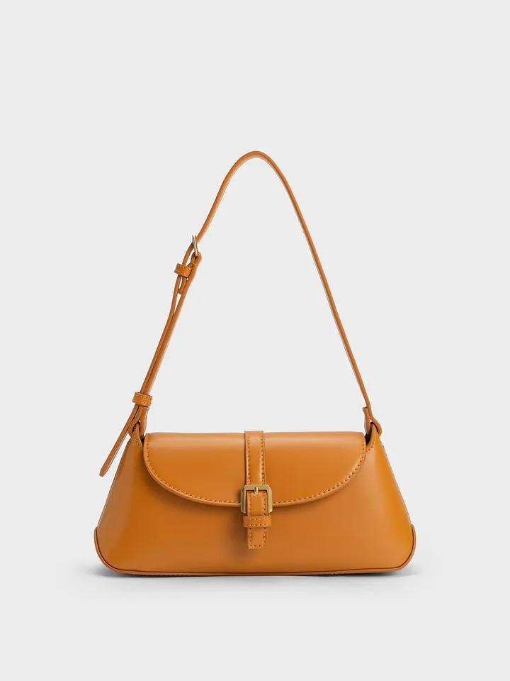 Túi xách C&K Annelise Double Belted Shoulder Bag CK2-20781953 Orange
