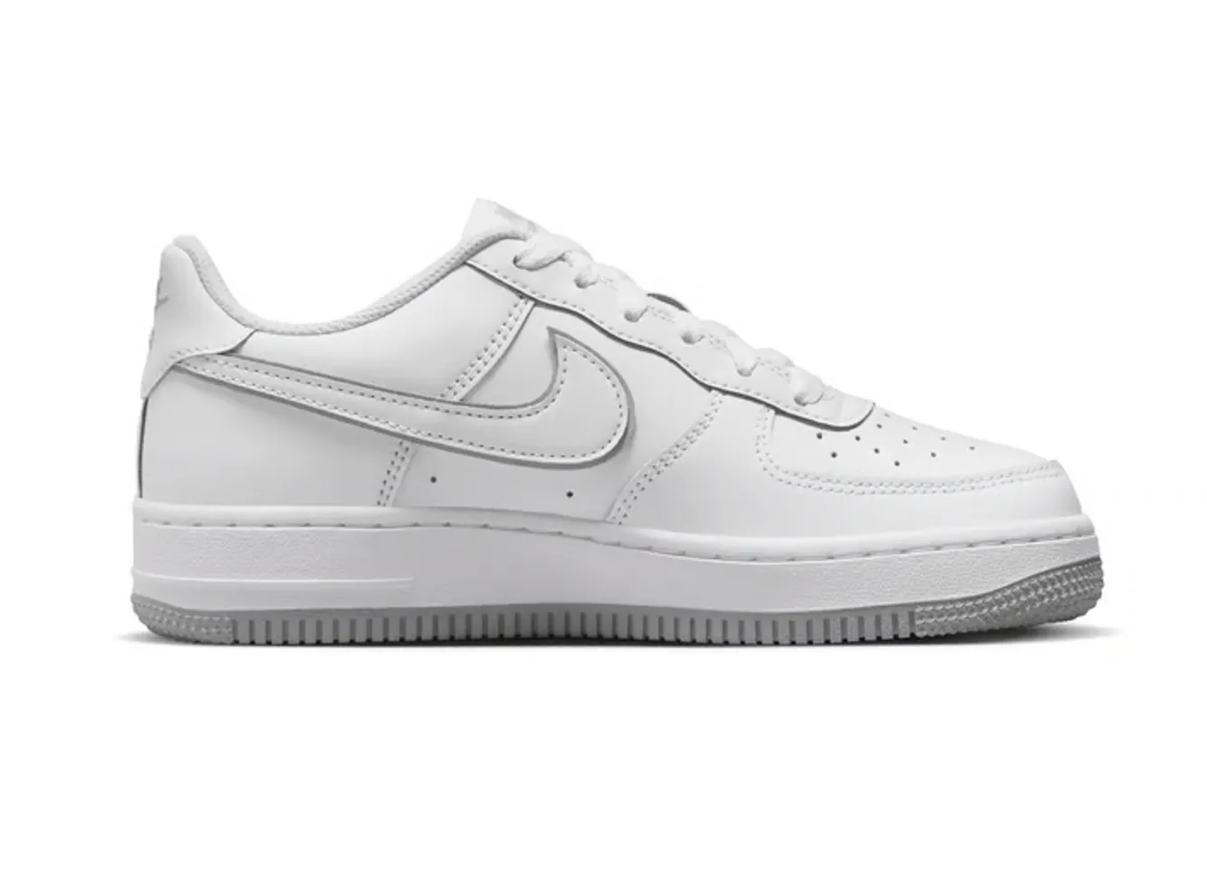 Giày Nike Air Force 1 Low GS 'White Wolf Grey' DX5805-100 màu trắng, 37.5