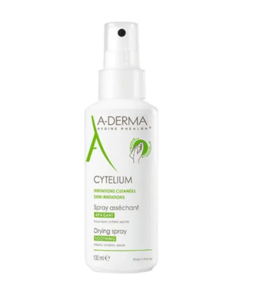 Xịt hỗ trợ làm dịu da A-derma Cytelium Drying Spray ngừa hăm tã