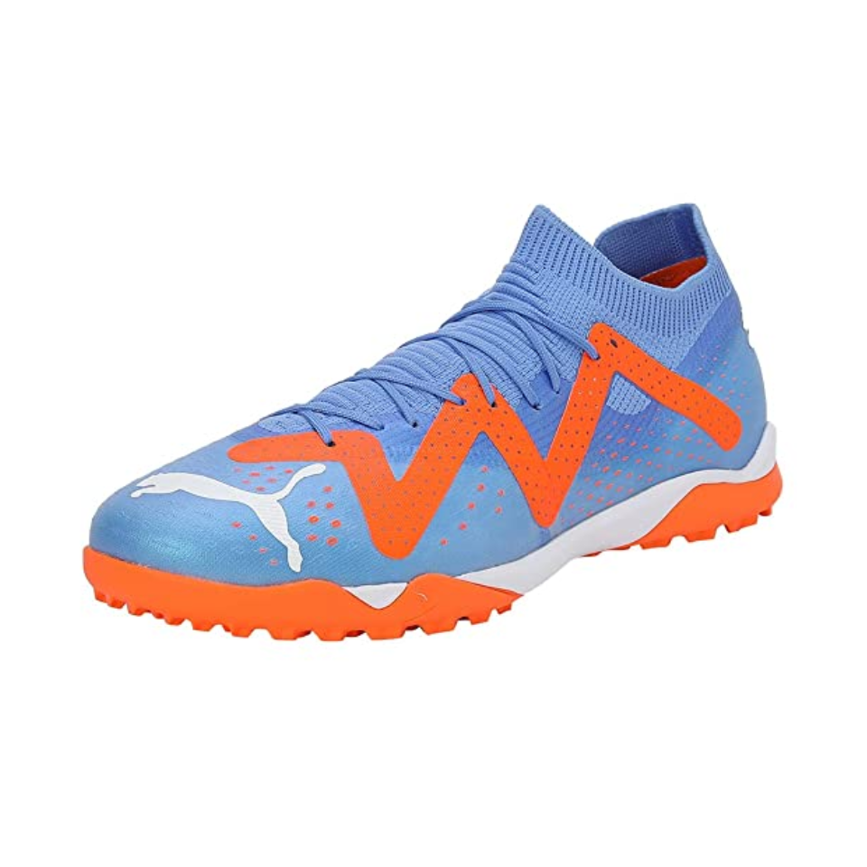 Giày đá bóng nam Puma Future Match TT màu xanh phối cam, 39