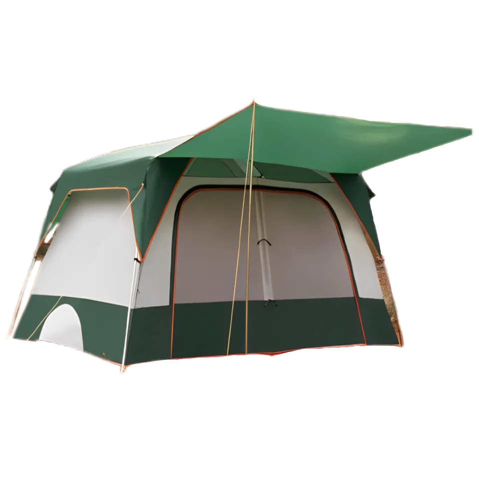 Lều cắm trại du lịch 2 phòng ngủ chứa từ 8 đến 10 người