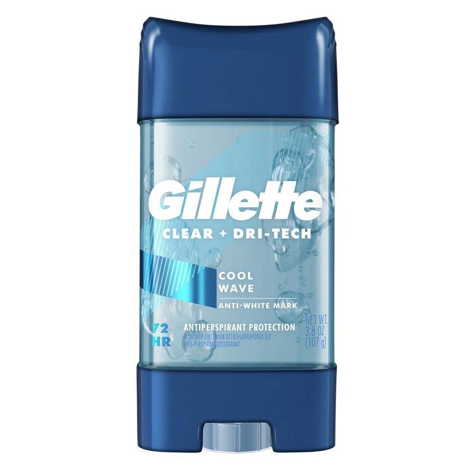 Gel khử mùi Gillette Clear + Dri-Tech hỗ trợ giảm tiết mồ hôi, Cool Wave
