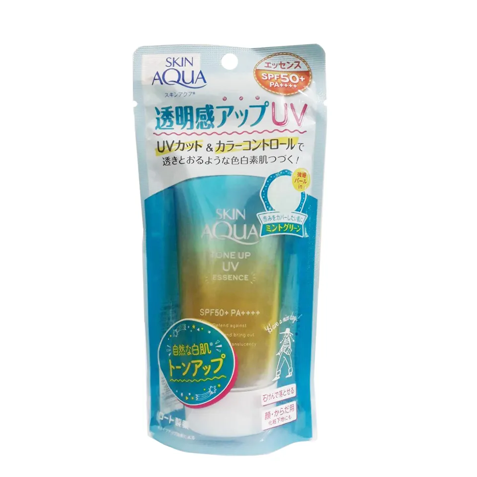 Kem chống nắng nâng tông Sunplay Skin Aqua Tone Up UV Essence Mint SPF50+ PA++++