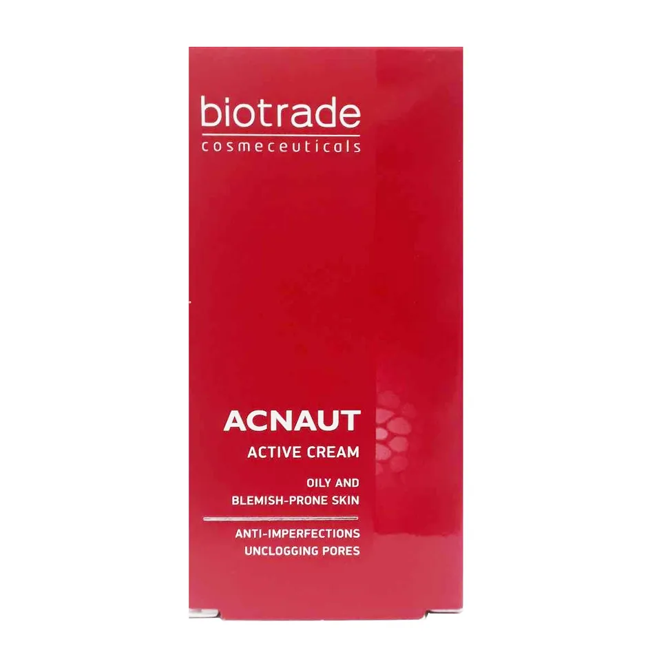 Kem hỗ trợ giảm mụn Biotrade Acnaut Active Cream, 30ml