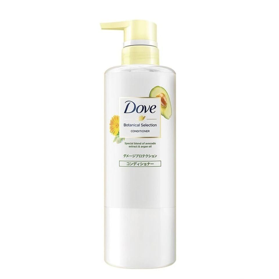 Kem xả Dove Botanical Selection hỗ trợ phục hồi tóc hư tổn, Phục Hồi Tóc Hư Tổn