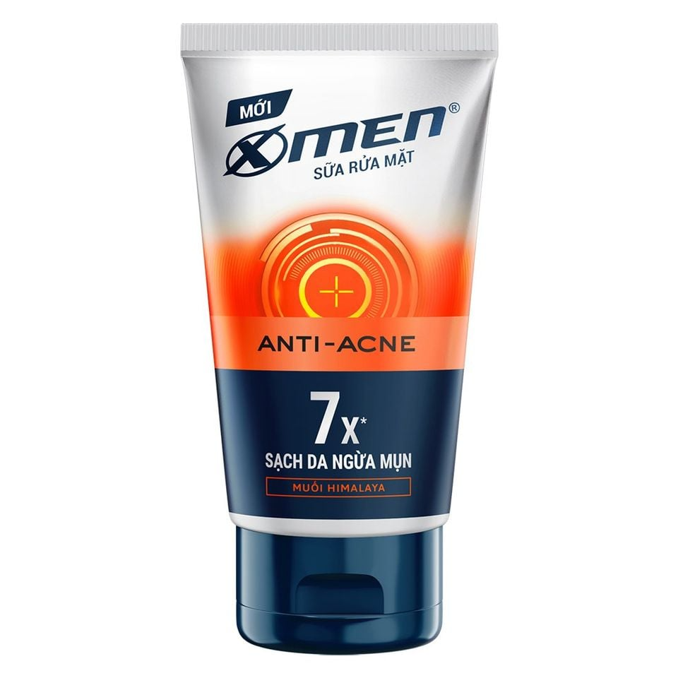 Sữa rửa mặt X-men hỗ trợ làm sạch da vượt trội, Anti-Acne