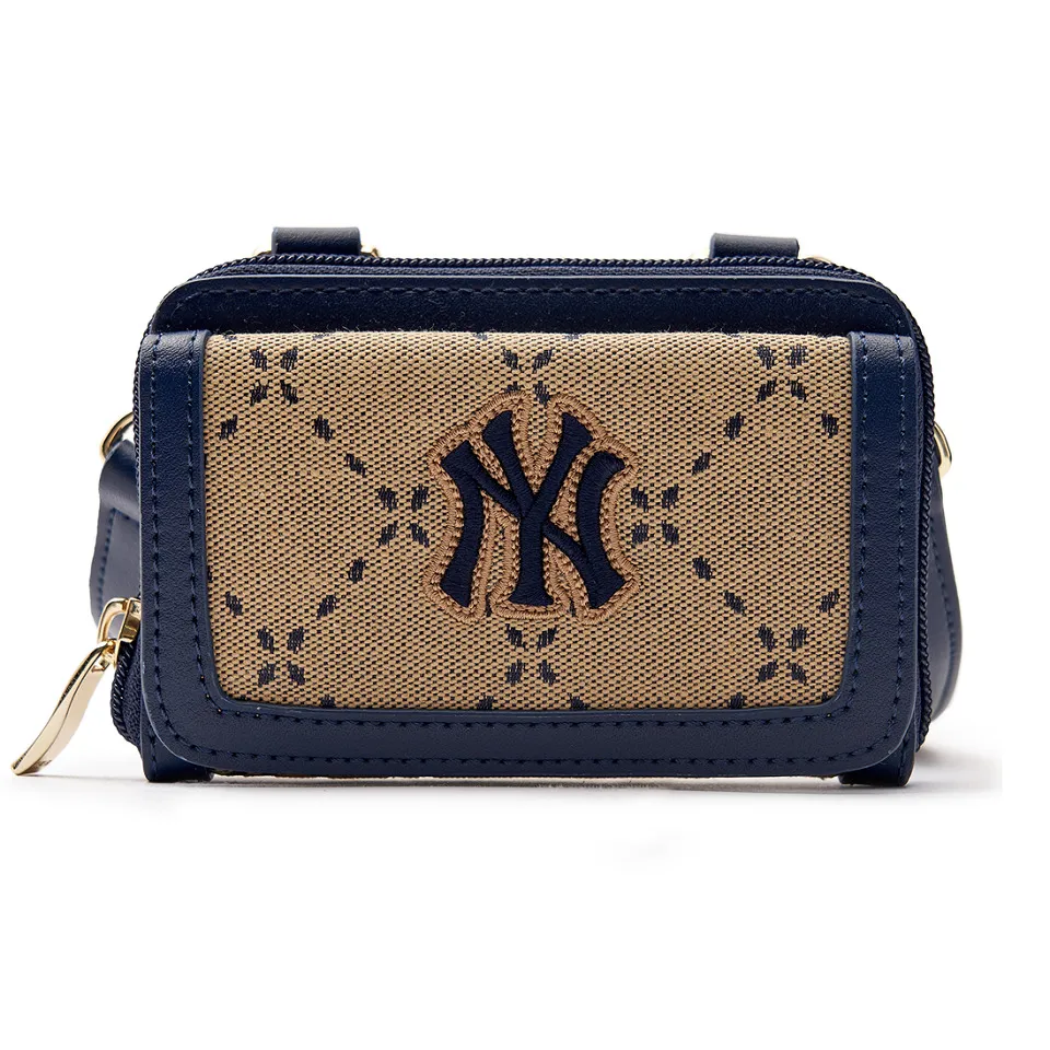 Túi trẻ em MLB Diamond Monogram Wallet Cross Bag New York Yankees 7ACRMD43N-50BGS