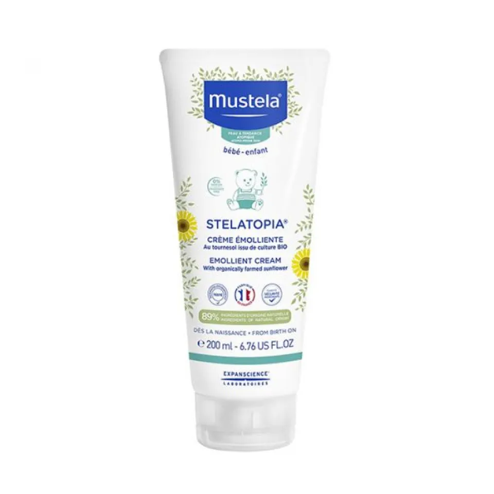 Kem bôi hỗ trợ cải thiện chàm cho bé Mustela Stelatopia Emollient Cream