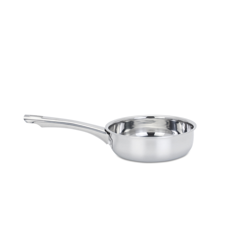 Chảo Inox 3 Lớp Liền Khối Kalpen Kazler - Chống Ăn Mòn, An Toàn cho Sức Khỏe, Dùng Trên Tất Cả Bếp 16x5cm
