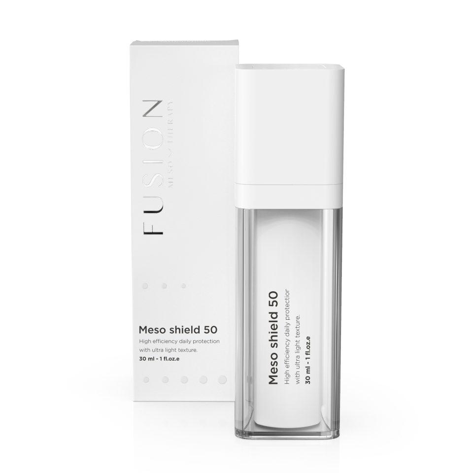 Kem Chống Nắng Fusion Meso Shield 50 - Bảo Vệ Da Dầu Mụn, Phổ Rộng, Chống UVA/UVB, Thẩm Thấu Nhanh, 30ml
