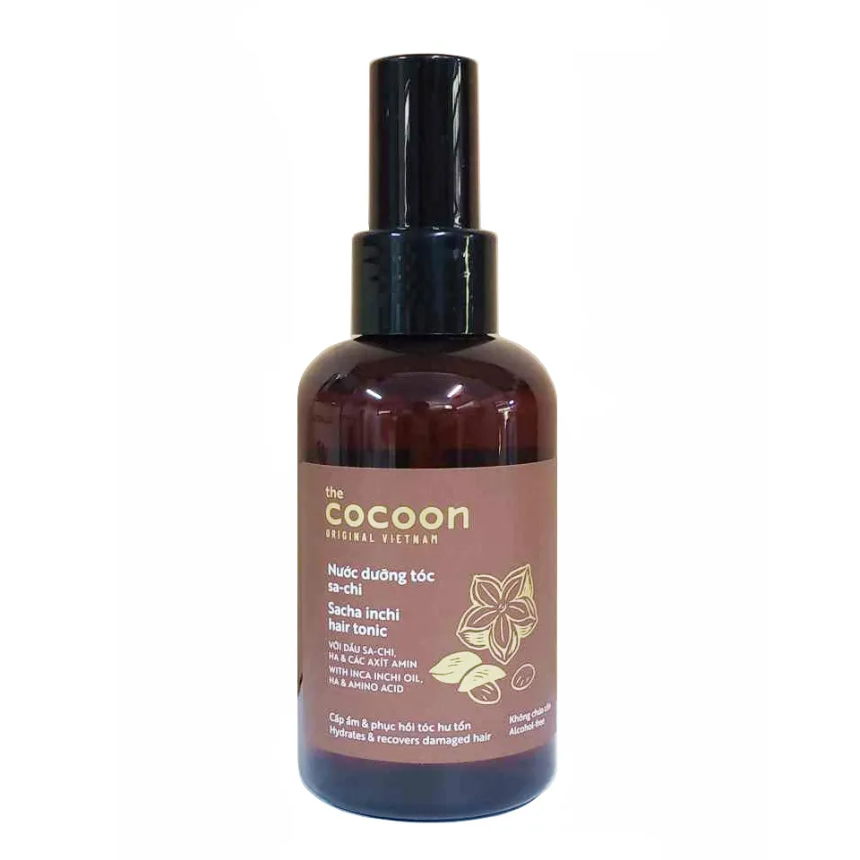 Nước dưỡng phục hồi tóc Cocoon Sa-Chi Inca Inchi Hair Tonic