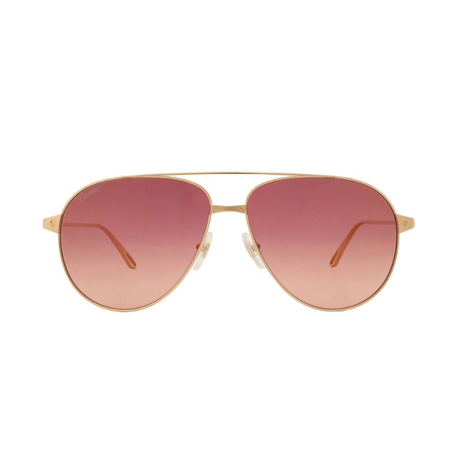 Kính mắt Cartier Brown Pilot Ladies Sunglasses CT0298S 008 59