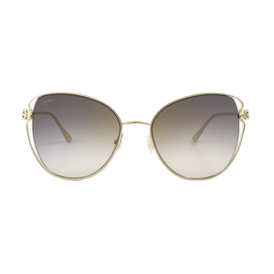 Kính mắt Cartier Gold Flash Grey Butterfly Ladies CT0236S 001 57
