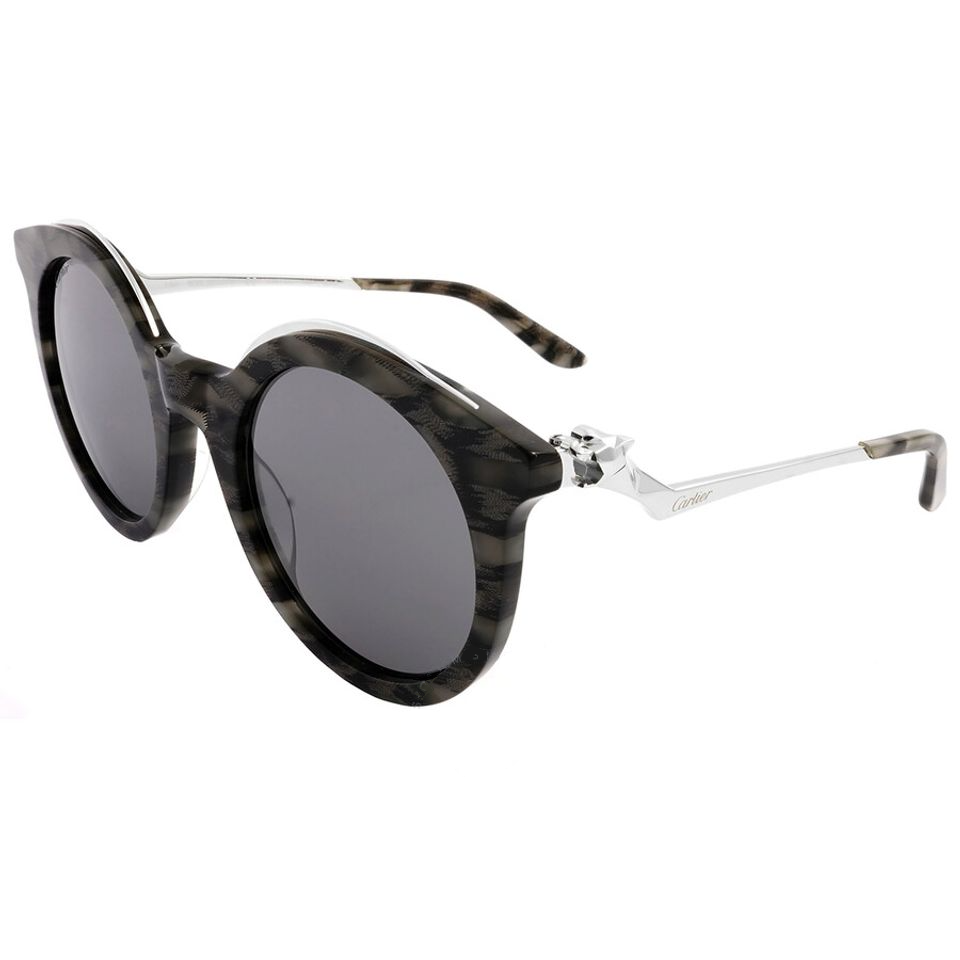 Kính mắt Cartier Silver Cat Eye Ladies Sunglasses CT0118S 004 54