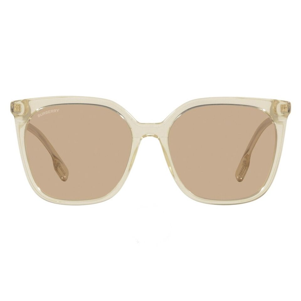 Kính mát nữ Burberry Light Brown Square Ladies Sunglasses BE4347F 385273 56