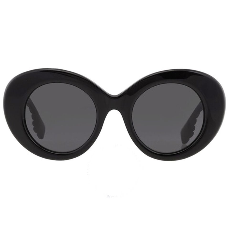 Kính mát nữ Burberry Margot Dark Grey Oval Ladies Sunglasses BE4370U 300187 49