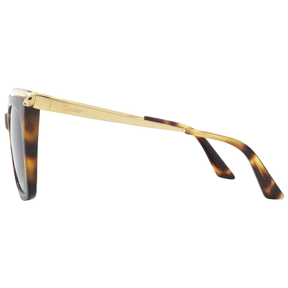 Kính mát nữ Cartier Grey Butterfly Ladies Sunglasses CT0030S 003 53