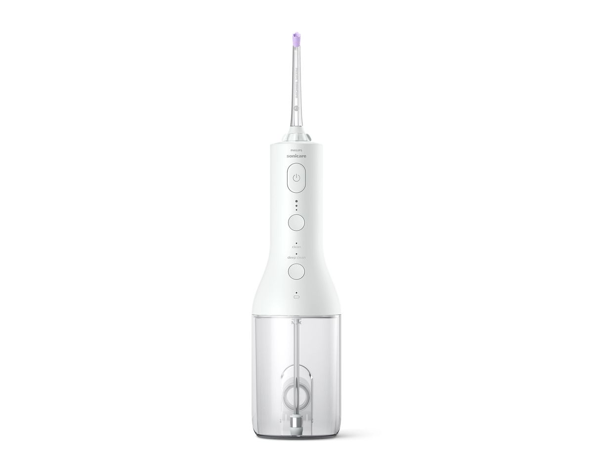 Máy tăm nước Philips Sonicare HX3806 - Tăm nước làm sạch kẽ răng và nướu hiệu quả với 2 chế độ và công nghệ Quad Stream