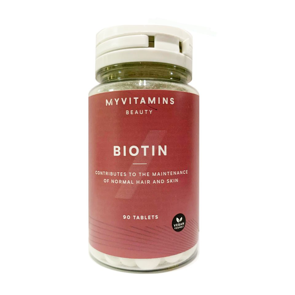 Viên uống hỗ trợ mọc tóc Myvitamins Biotin 90 viên - Tăng cường độ chắc khỏe cho tóc, giảm gãy rụng, làm đẹp da và móng tay