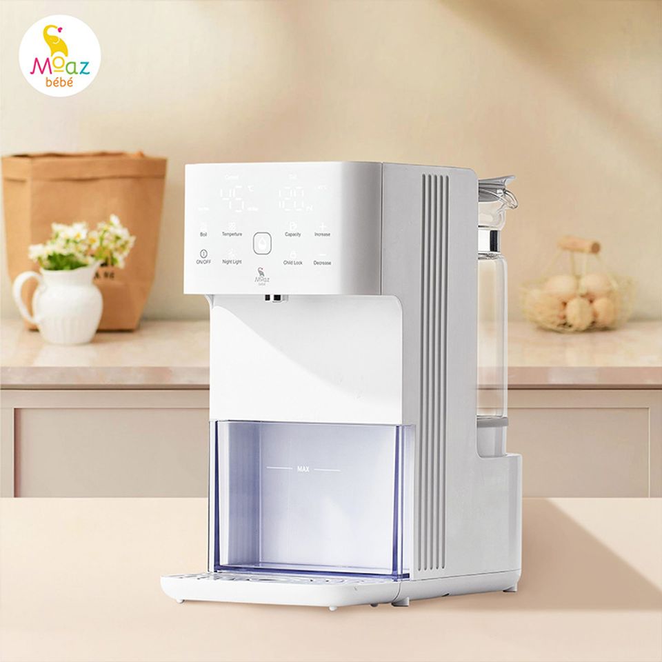 Bình Đun Nước Pha Sữa Thông Minh Moaz BeBe MB-071 - Giữ Nhiệt 24 Giờ, Khử Clo, Dung Tích 1.5L, Điều Chỉnh Nhiệt Độ Chính Xác