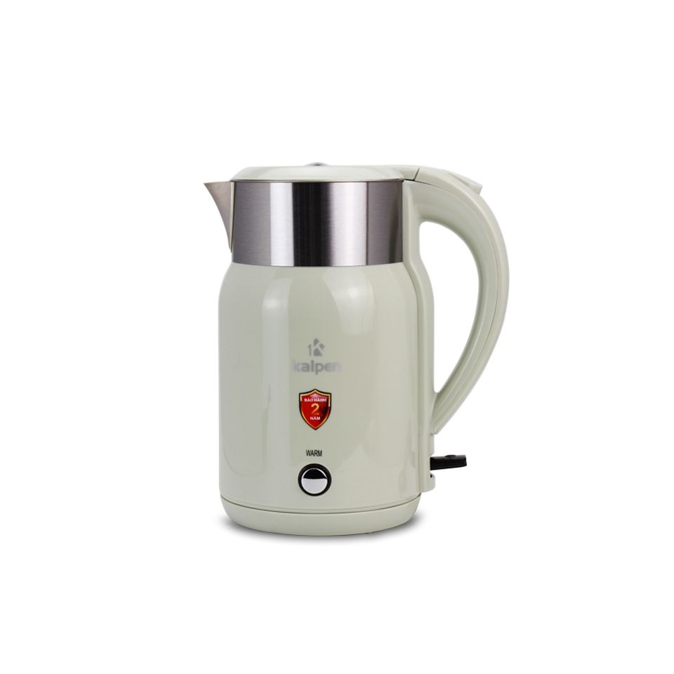 Ấm Đun Nước Siêu Tốc Kalpen KK68 2200W - Thiết Kế Nhỏ Gọn, Chất Liệu Inox Cao Cấp, Chức Năng Giữ Ấm Nước Liên Tục 70°C