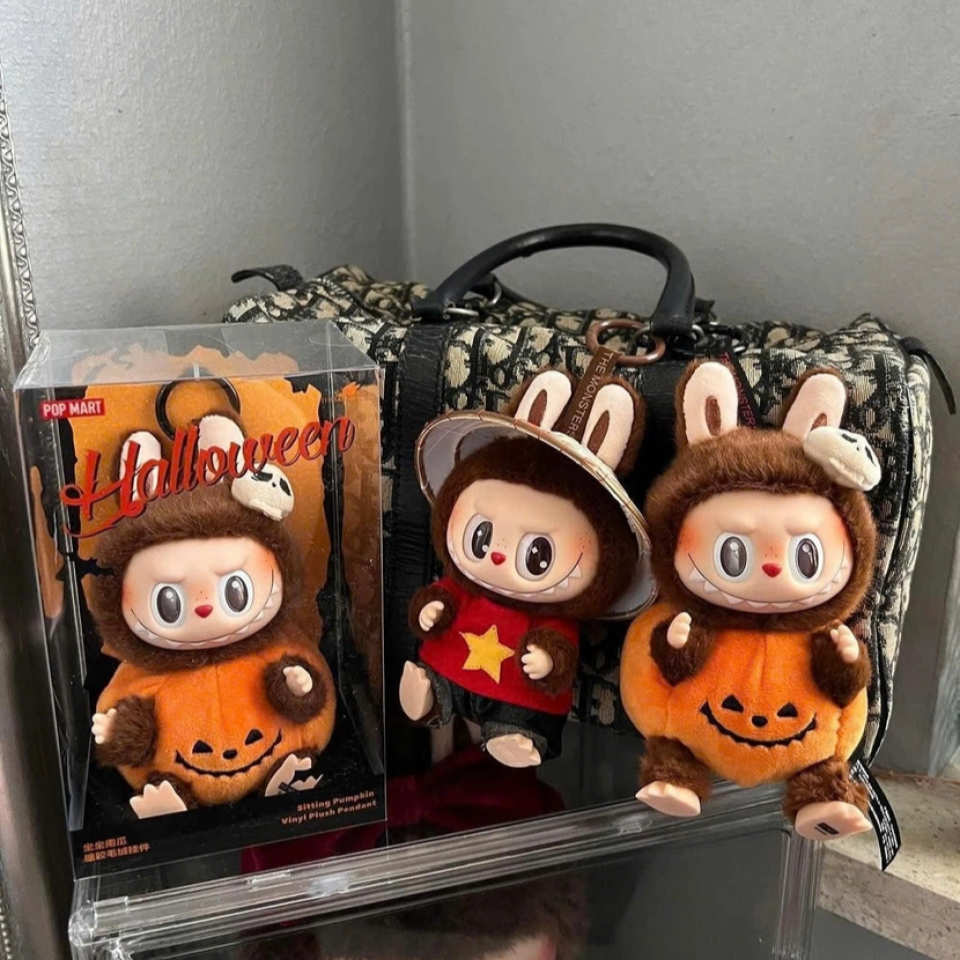 Móc Khóa Pop Mart Labubu Halloween - Phụ Kiện Treo Túi Pumpkin Vinyl Độc Đáo, Thời Trang Cho Fan Hâm Mộ Halloween