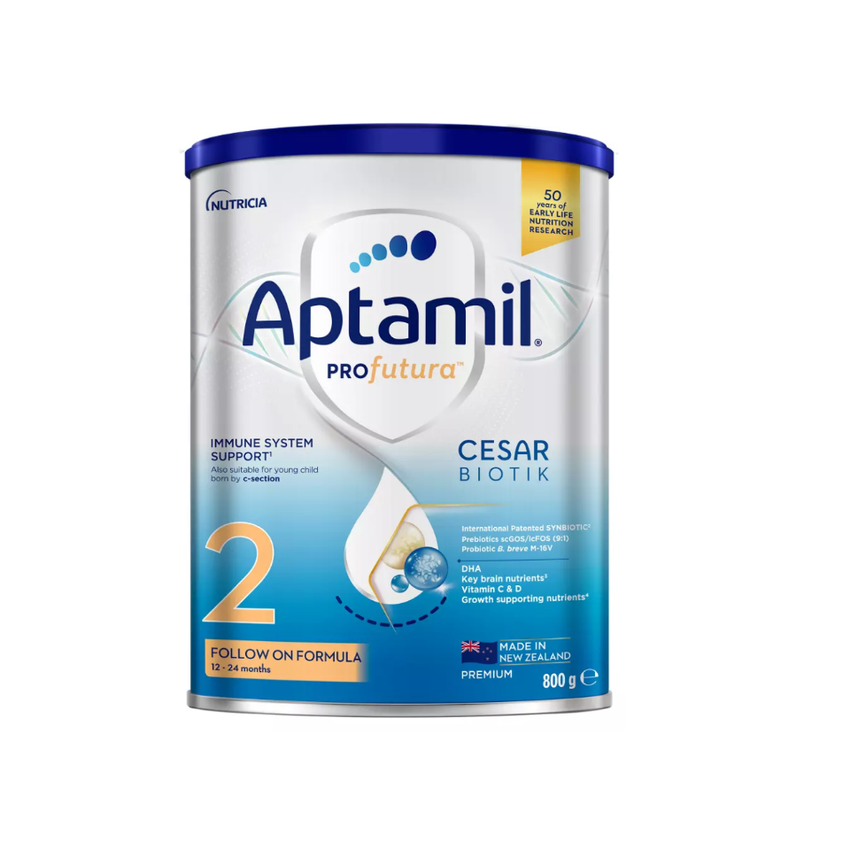 Sữa Aptamil Profutura Cesarbiotik 2 cho bé từ 12-24 tháng - Dinh dưỡng tối ưu, hỗ trợ tiêu hóa và phát triển toàn diện
