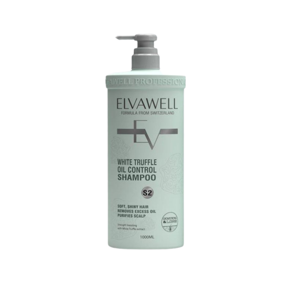 Dầu Gội Elvawell White Truffle Kiểm Soát Dầu 500ml - Chăm Sóc Tóc Dầu, Bồng Bềnh và Chắc Khỏe
