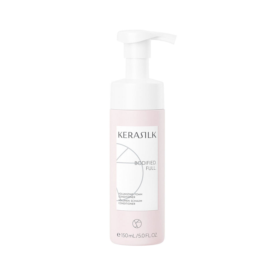Dầu xả Kerasilk Volumizing Foam Conditioner 150ml - Dạng bọt tăng phồng tóc, nâng chân, dễ chải, hương hoa hổ phách ngọt ngào