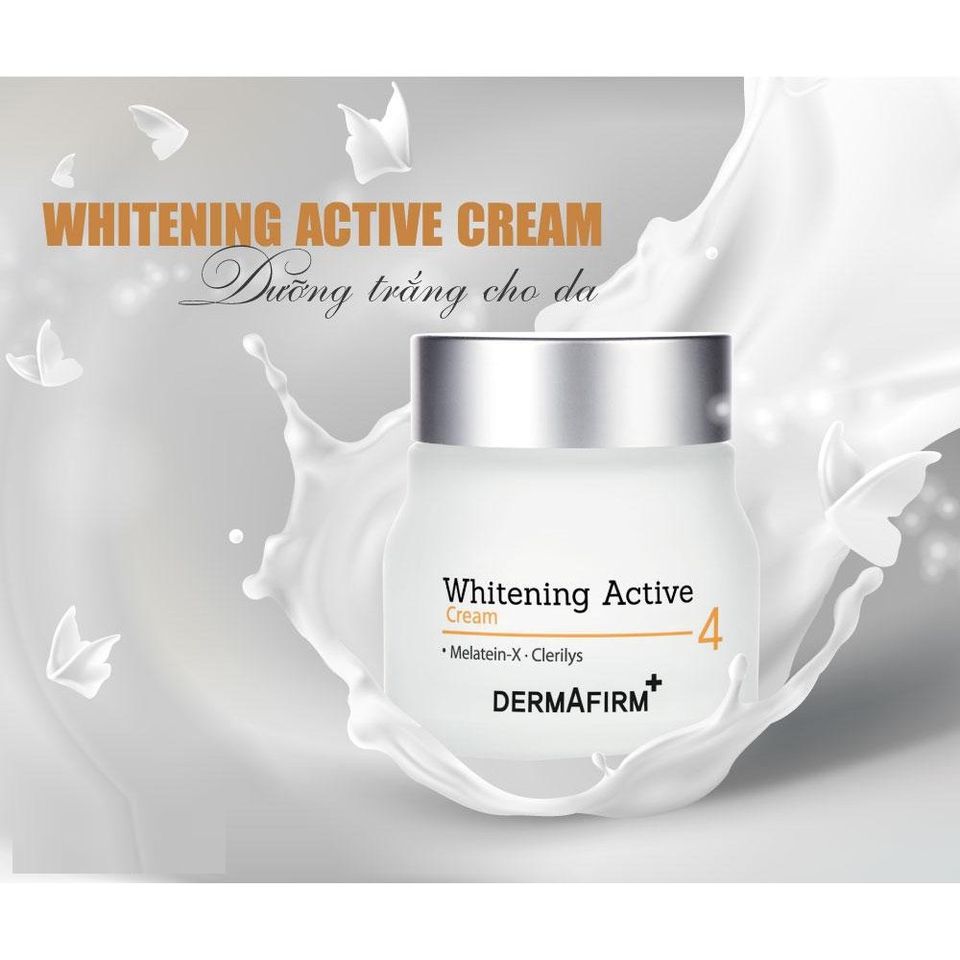Kem dưỡng sáng da Dermafirm Whitening Active Cream 60g - Chống oxy hóa, cấp ẩm, làm trắng da hiệu quả cho mọi loại da.