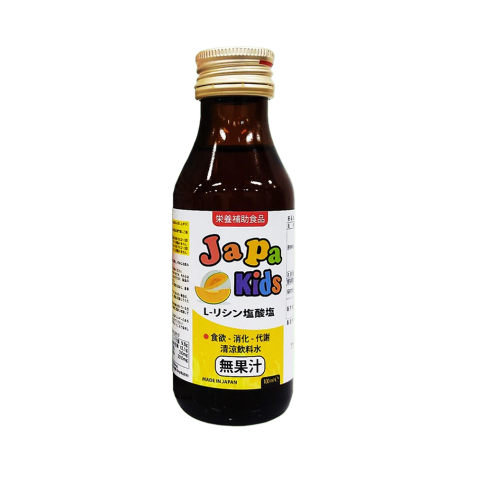 Siro Japa Kids - Thuốc bổ cho trẻ em hỗ trợ ăn ngon miệng và tăng cường miễn dịch - Giàu vitamin và chiết xuất sữa ong chúa 100ml