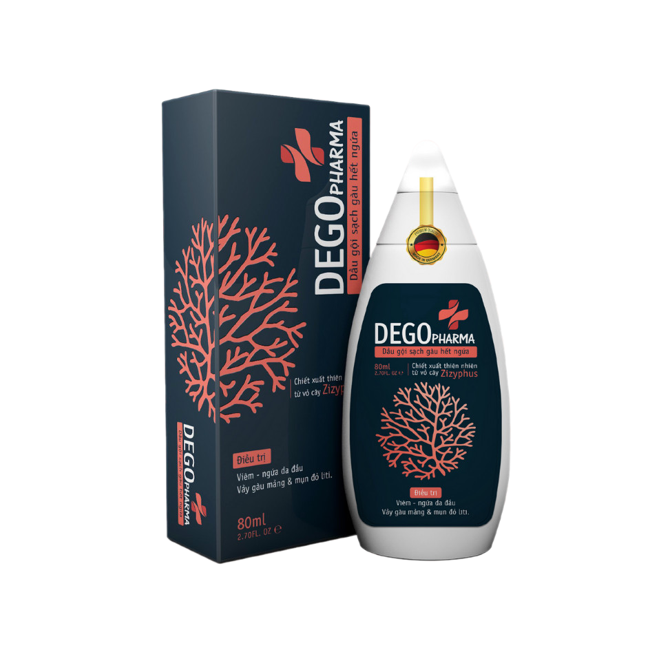 Dầu gội Dego Pharma ngăn ngừa nấm, gàu, ngứa da đầu - Chiết xuất thiên nhiên, hỗ trợ phục hồi tóc chắc khỏe