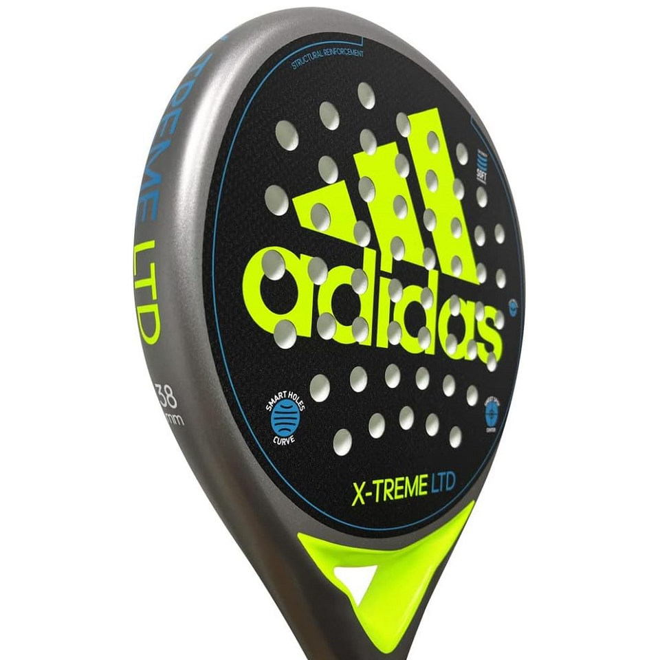Vợt Padel Adidas X-Treme LTD Yellow - Vợt Chơi Padel Trung Cấp với Thiết Kế Hiện Đại, Bề Mặt Nhám và Điểm Ngọt Rộng