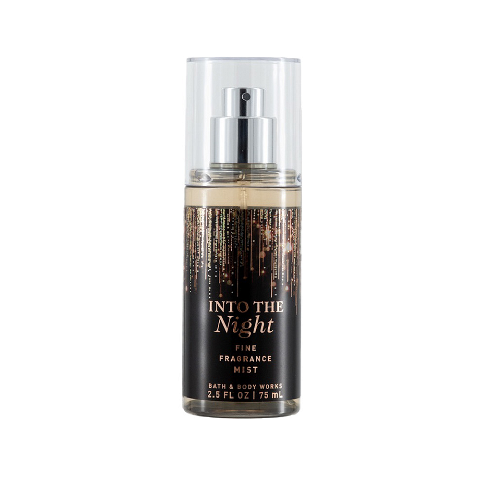 Xịt Thơm Toàn Thân Mini Bath & Body Works Into The Night 75ml - Hương Ngọt Ngào, Quyến Rũ, Dưỡng Ẩm Da