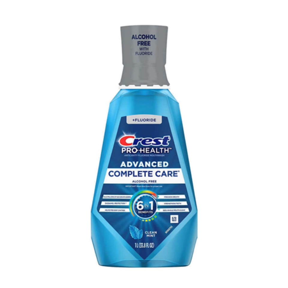 Nước Súc Miệng Crest Pro Health Advanced 1 Lít - Cung Cấp Hơi Thở Tươi Mát, Bảo Vệ Răng Khỏe Mạnh và Trắng Sáng