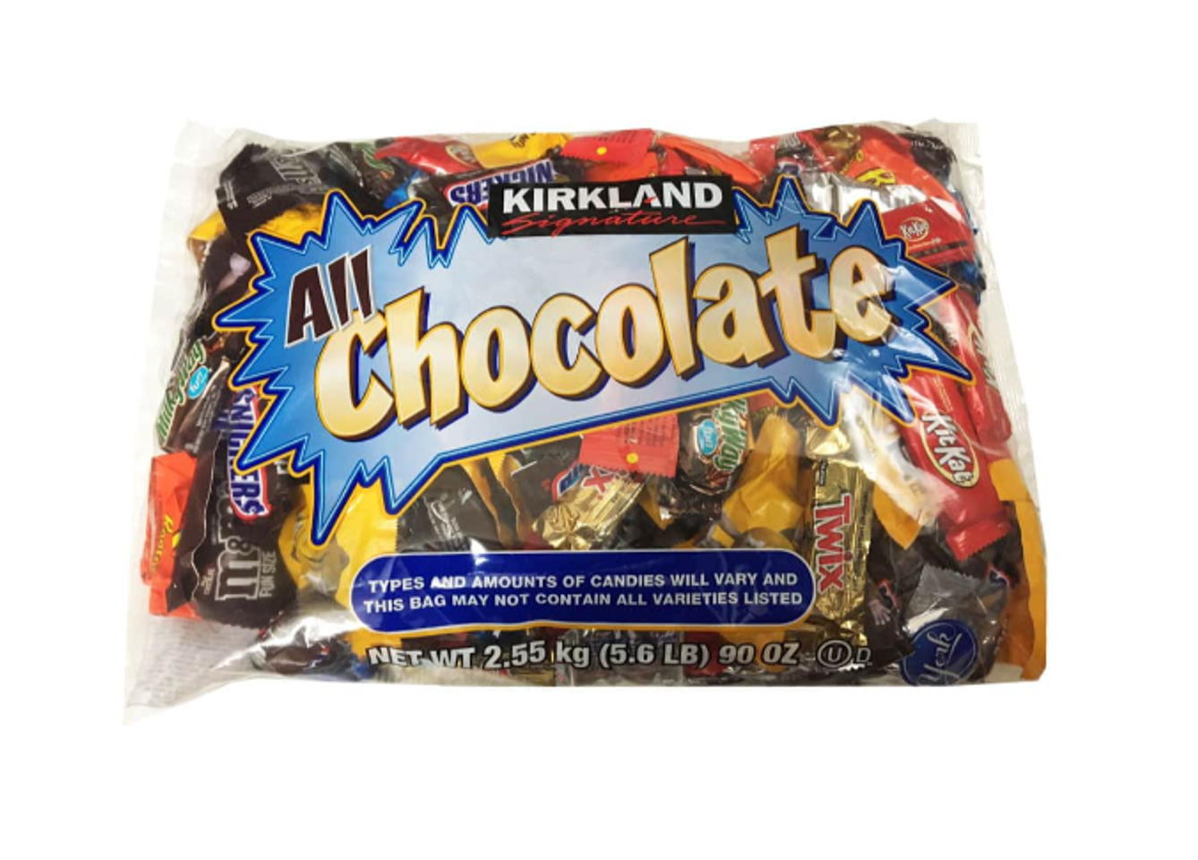 Socola Kirkland bịch 2.55kg Chocolate 9 loại 150 gói chính hãng Mỹ