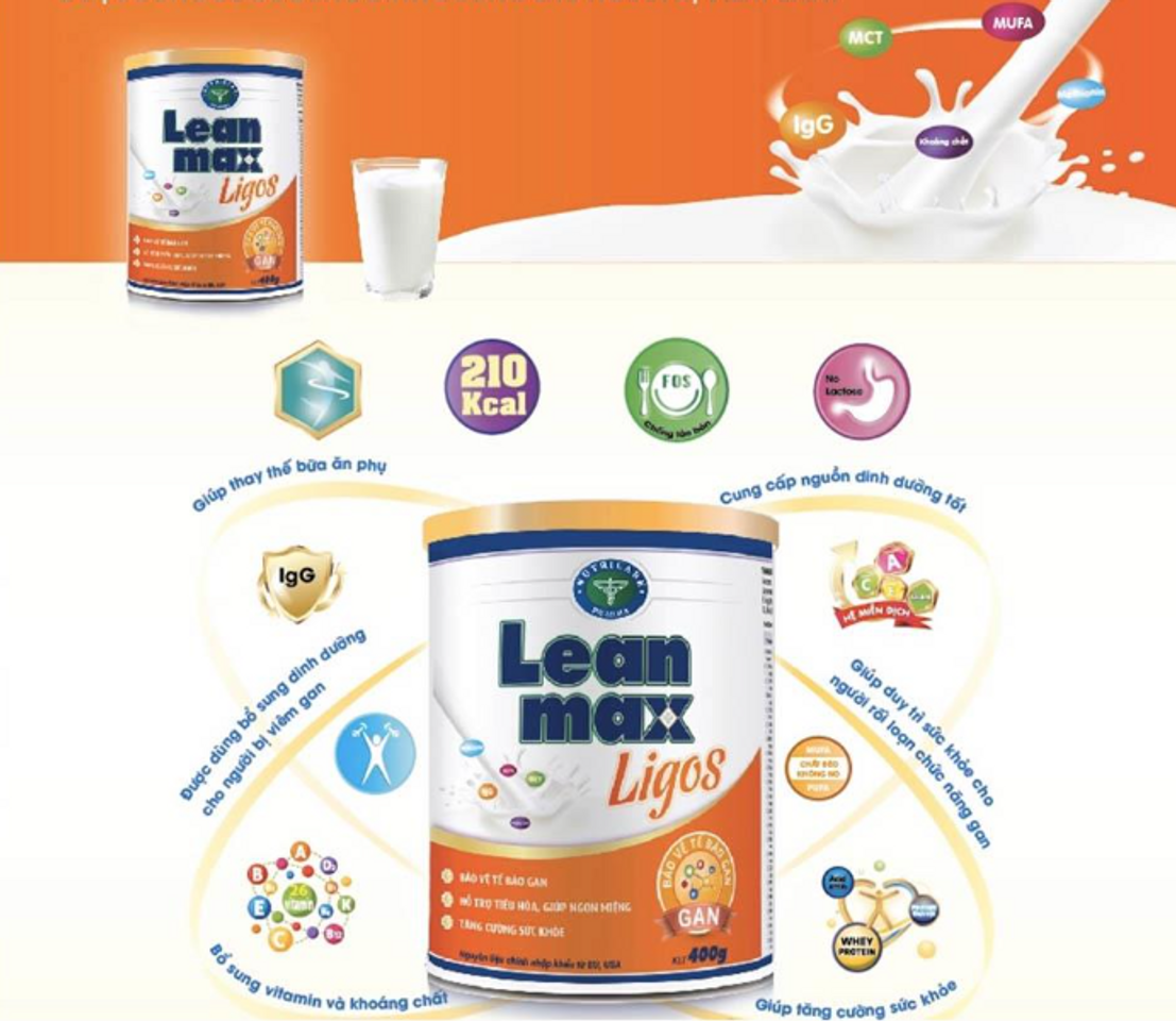 Sữa Dinh Dưỡng Nutricare Leanmax Ligos 900g - Hỗ Trợ Gan, Tăng Cường Đề Kháng, Chứa BCAA và Vitamin B, Thích Hợp Cho Người Lớn và Trẻ Em Trên 6 Tuổi