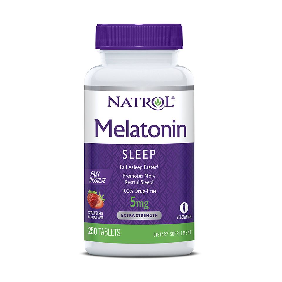 Viên Ngậm Ngủ Ngon Natrol Sleep 5mg - Giúp Thư Giãn, Hỗ Trợ Giấc Ngủ Sâu 250 Viên Hương Dâu Tươi Mát