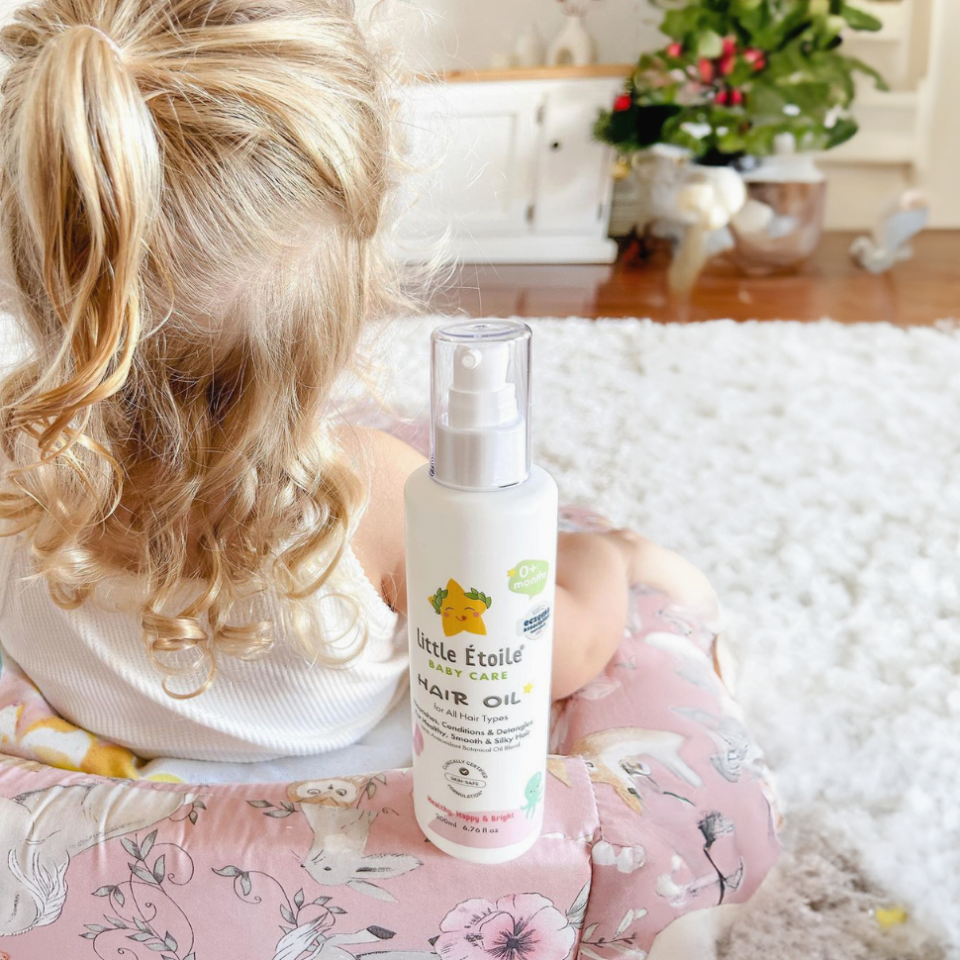 Dầu Dưỡng Tóc Cho Bé Little Étoile - Dầu Tự Nhiên, Chăm Sóc Tóc và Da Đầu Khỏe Mạnh Từ 0 Tháng Tuổi