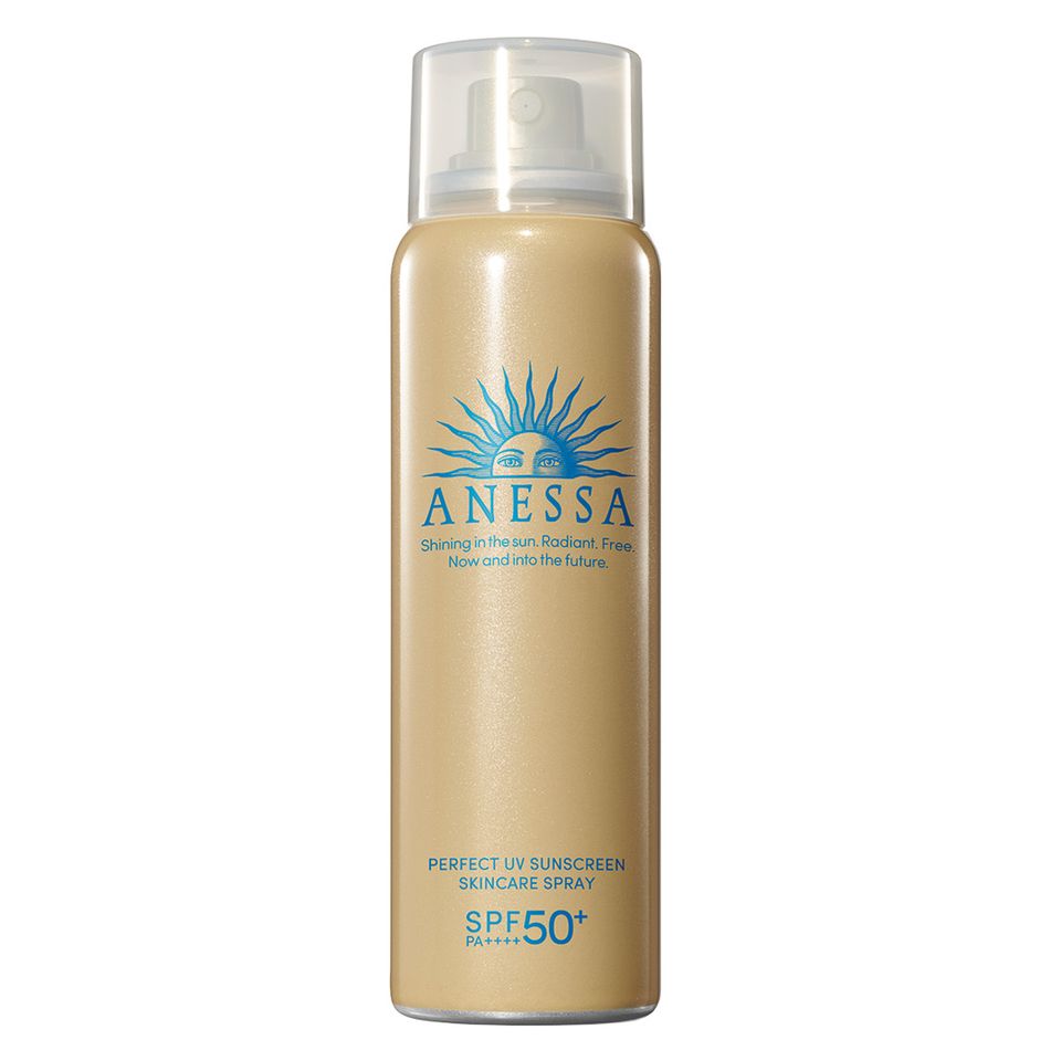Xịt Chống Nắng Anessa Perfect UV SPF50+ PA++++ 60g - Dưỡng Da Đa Năng, Khả Năng Chống Nước Tối Ưu Cho Mặt và Toàn Thân