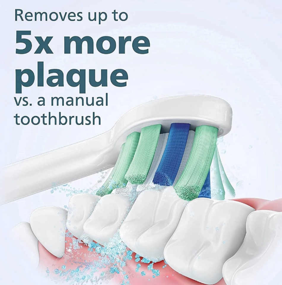 Bàn chải đánh răng điện Philips Sonicare EasyClean HX6511/50 - Công nghệ rung 31000 lần/phút, có hẹn giờ thông minh, sạch sẽ hiệu quả