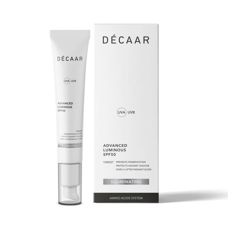 Kem Chống Nắng Décaar Advanced Luminous SPF50 - Bảo Vệ Da, Dưỡng Ẩm, Làm Sáng, Chống Tia UVA/UVB, Phù Hợp Mọi Loại Da - Tuýp 50ml