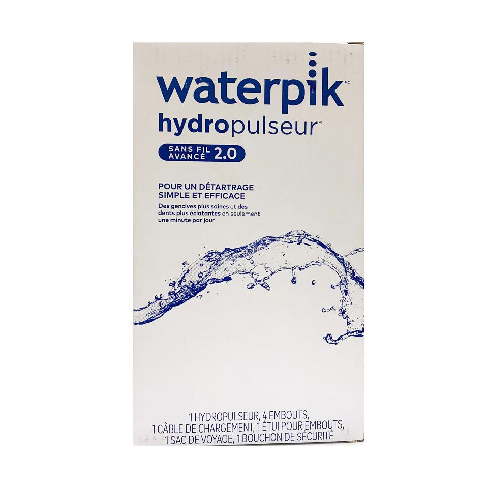 Máy Tăm Nước Không Dây Waterpik Cordless Advanced 2.0 WP-583 - Thiết Kế Du Lịch, Chống Nước, Bác Sĩ Nha Khoa Khuyên Dùng
