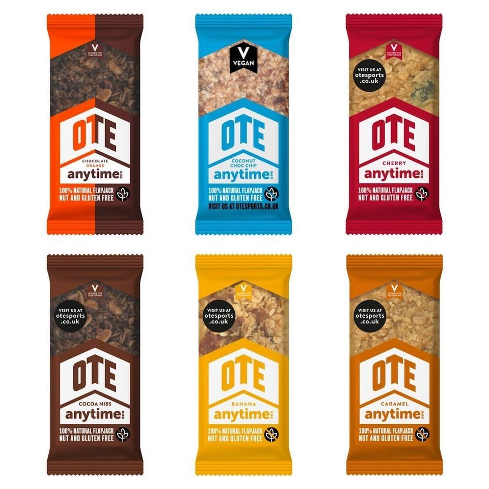 Thực Phẩm Chức Năng OTE Anytime Bar - Pack 16 Thanh Năng Lượng Ít Đường, Hương Vị Độc Đáo Dinh Dưỡng cho Người Tập Luyện