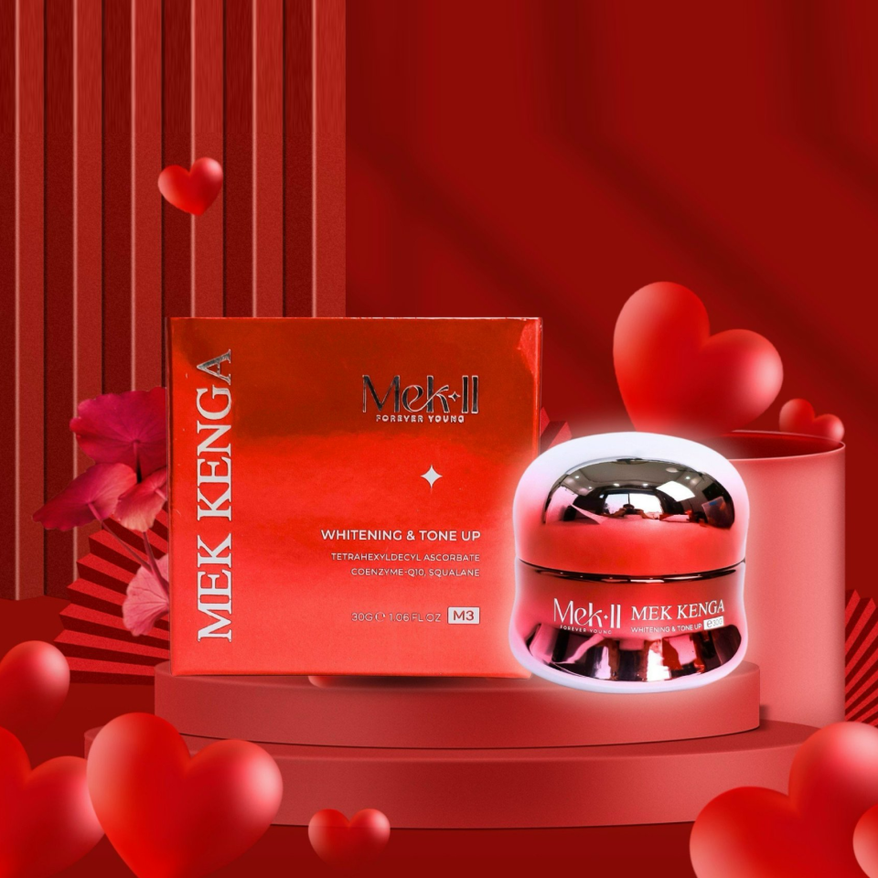 Kem Dưỡng Mek Kenga M3 - Kem Dưỡng Trắng Da 150ml Hỗ Trợ Dưỡng Sáng Da, Cung Cấp Độ Ẩm, Giảm Nếp Nhăn, Làm Mờ Vết Thâm