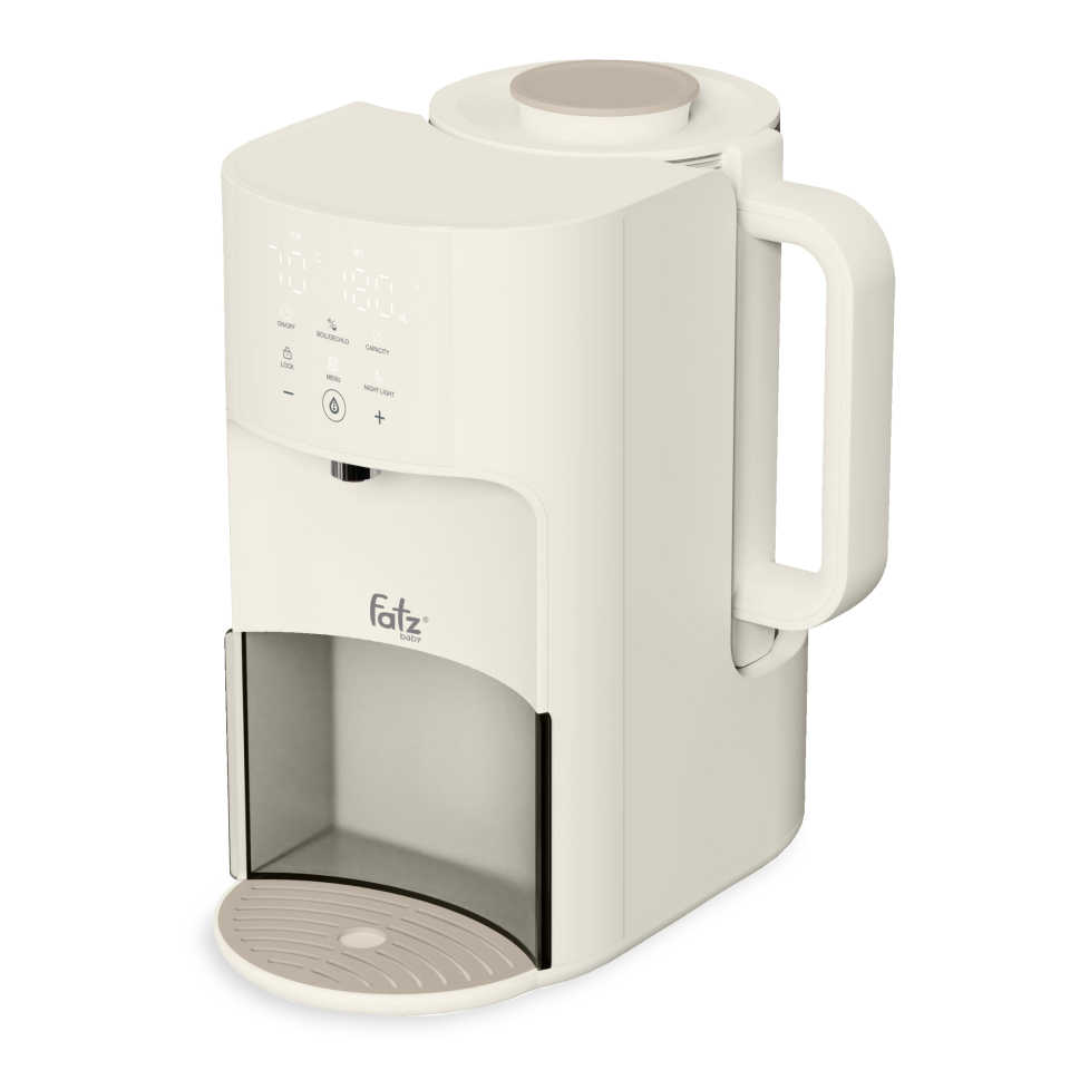 Máy Đun Nước Pha Sữa Fatzbaby Smart 9 Plus FB3821KB - Công Nghệ Khử Clo Hiện Đại, Dung Tích 1.8L, Thiết Kế Thông Minh, Tiết Kiệm Điện