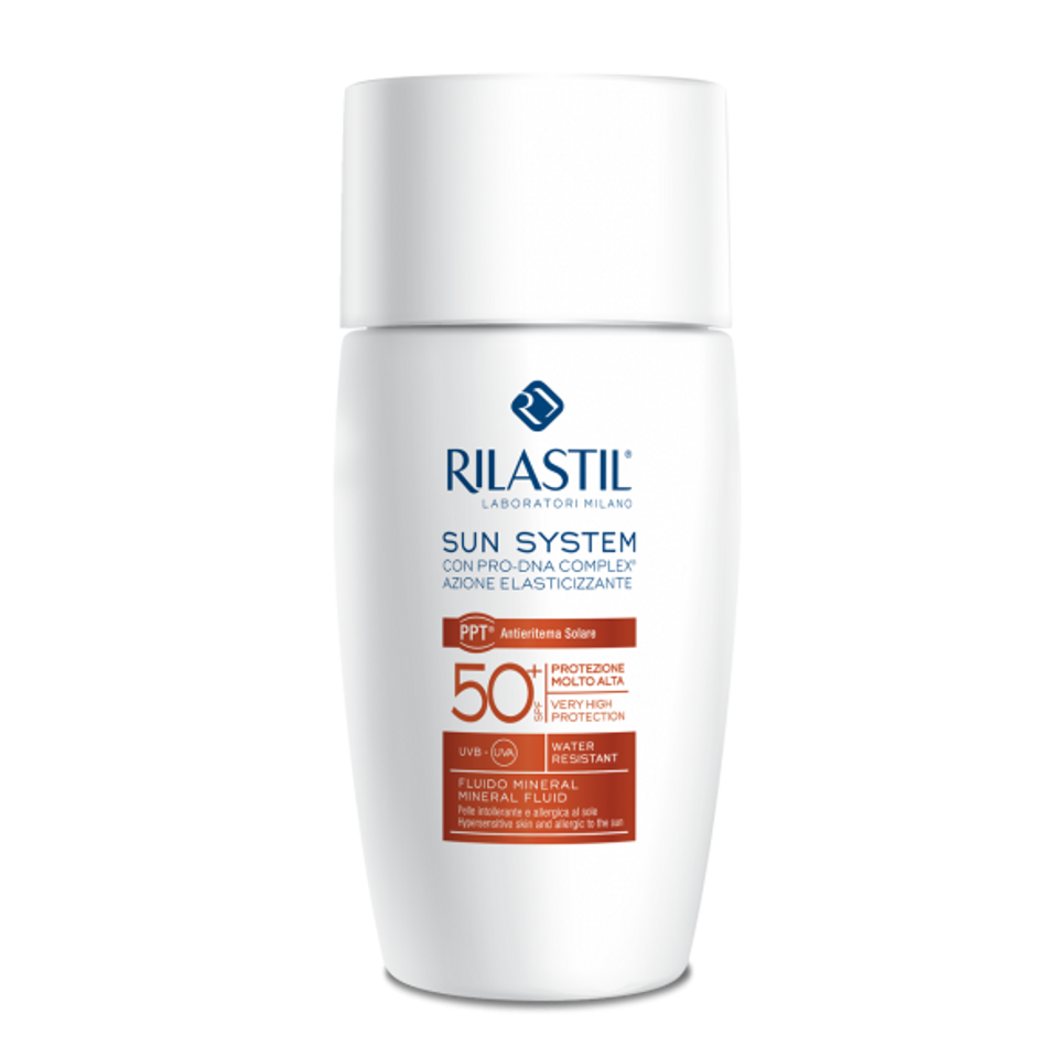 Tinh Chất Chống Nắng Rilastil Sun System Ppt Mineral Fluid SPF 50+ 50ml - Bảo Vệ Da Tối Ưu, Chống Lão Hóa, Hỗ Trợ Dịu Da
