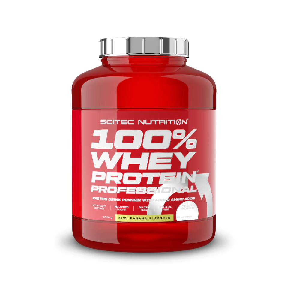 Bột Protein Scitec Nutrition 100% Whey Professional - Hỗ Trợ Tăng Cơ, Phục Hồi, Vị Caramel, Chocolate Hazelnut, Coconut, Kiwi-Banana, Vanilla